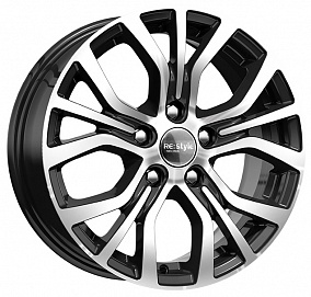 Диск КиК реплика KC736 (Outlander) 16x6,5 5x114,3 ET38 67,1 алмаз черный