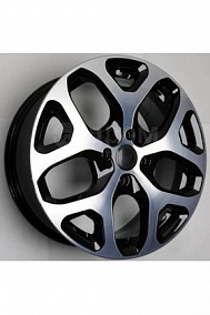 Диск КиК реплика KC869 (Kaptur) 16x6,5 5x114,3 ET50 66,1 алмаз черный