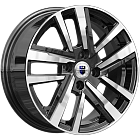 Диск КиК Хант 15x6,0 4x98 ET33 58,5 дарк платинум