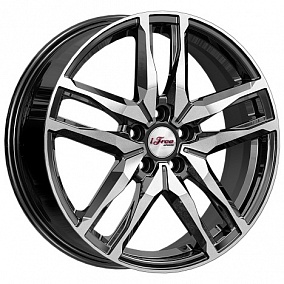 Диск iFree Бомбей 18x6,5 5x114,3 ET37 66,6 блэк джек