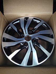 Диск КиК Fenix 16x6,0 4x100 ET41 60,1 антрацит алмаз